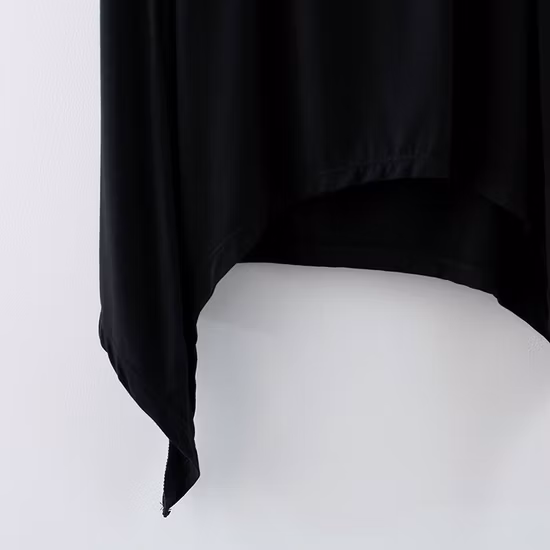 Unique Design Children′s Wear Black Irregular Girls Summer Short Party Skirts