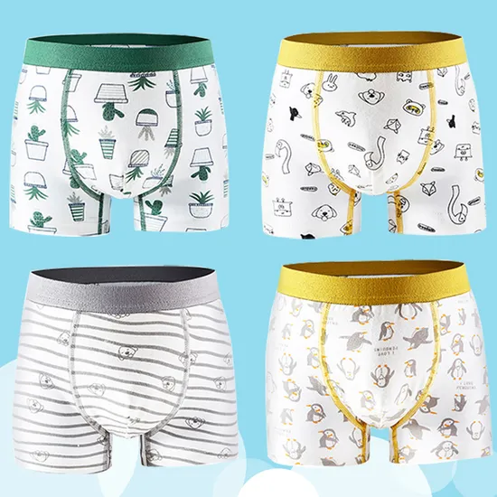 Wholesale of Boys′ Cotton Cartoon Shorts for Children 