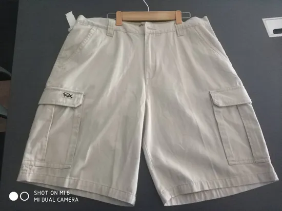 Men Boys Cotton Cargo Chino Shorts Fishing Shorts 