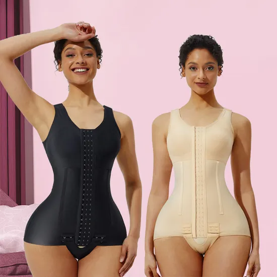 One Piece Women Compression Colombian PARA Mujer Stage 1 Shapewear Garment Liposuction Fajas Colombianas Post Surgery with Bra 