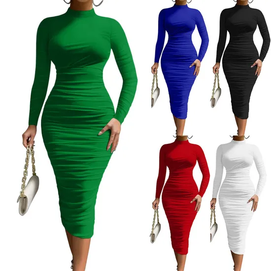 High Clothing Lady Elegant Evening Dress Club Wear 