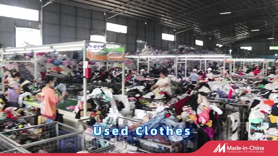 Winter Parka Jacket Hoodie Used Clothing Mens Womens Kids Mixed Secondhand Clothes 