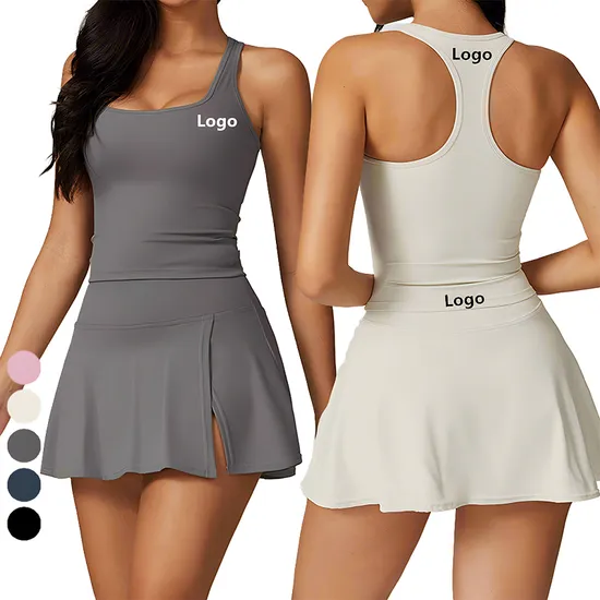 Custom Wholesale Solid Color Slim Yoga Short Sleeve Breathable Gym Wear Workout Fitness Running Quick Dry Women Sports Yoga Set 