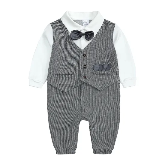 Wholesale Kids Jumpsuit Onesie Infant Girls Boys Cosplay Clothes Fake Two Piece Suitnewborn Baby Doll Romper Baby Sleepsuit Rompers 