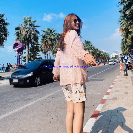 Fashion Custom Girl Women Swim Trunks Quick Dry Hawaii Mesh Lining Short Beach Board Shorts