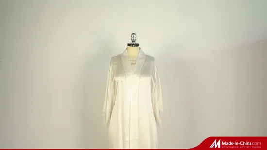 Custom High Quality Nightshirt Silk Women Pyjamas Set 